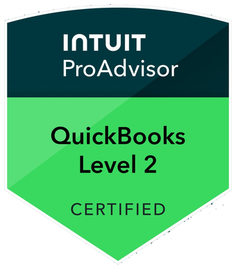 QuickBooks Online Certified Level 2 badge